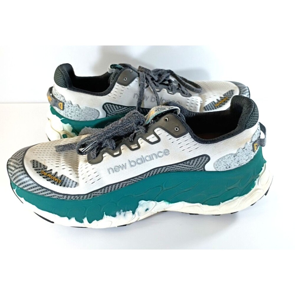 New Balance Fresh Foam X More Trail v3 Men's 8.5 D White Green Trail MTMORLW3